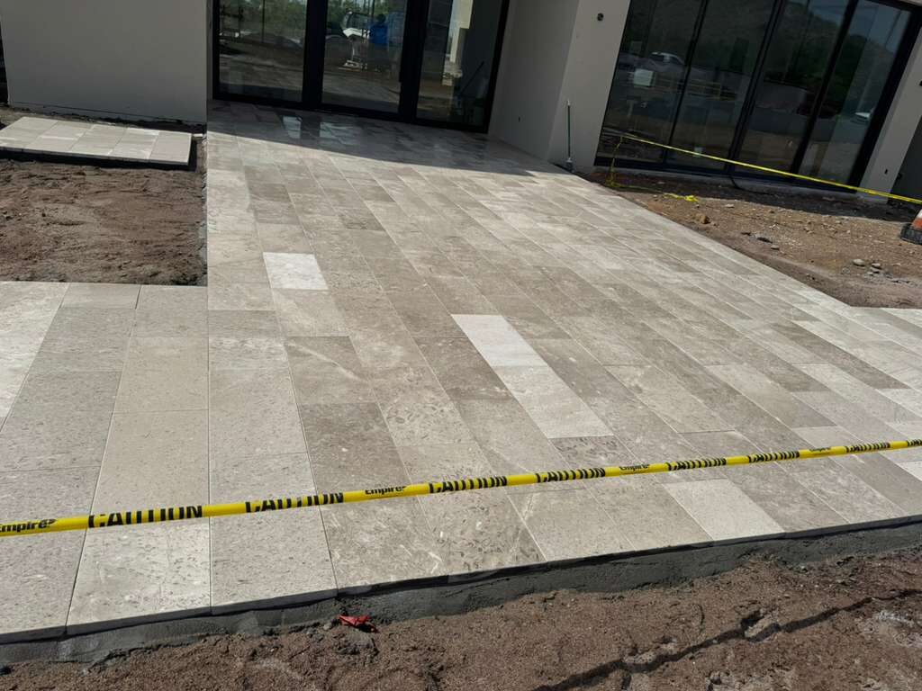 Pavers y concreto